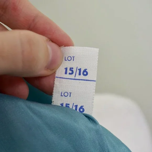 💜 VINTAGE Light Blue Hooded Long Sleeve Jacket/Coat - Picture 8 of 15